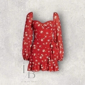 Reformation Cammi Floral Mini Dress B853